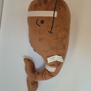 Football Whale Plush Stuffed Animal Wildlife Artists Preppy Nursery